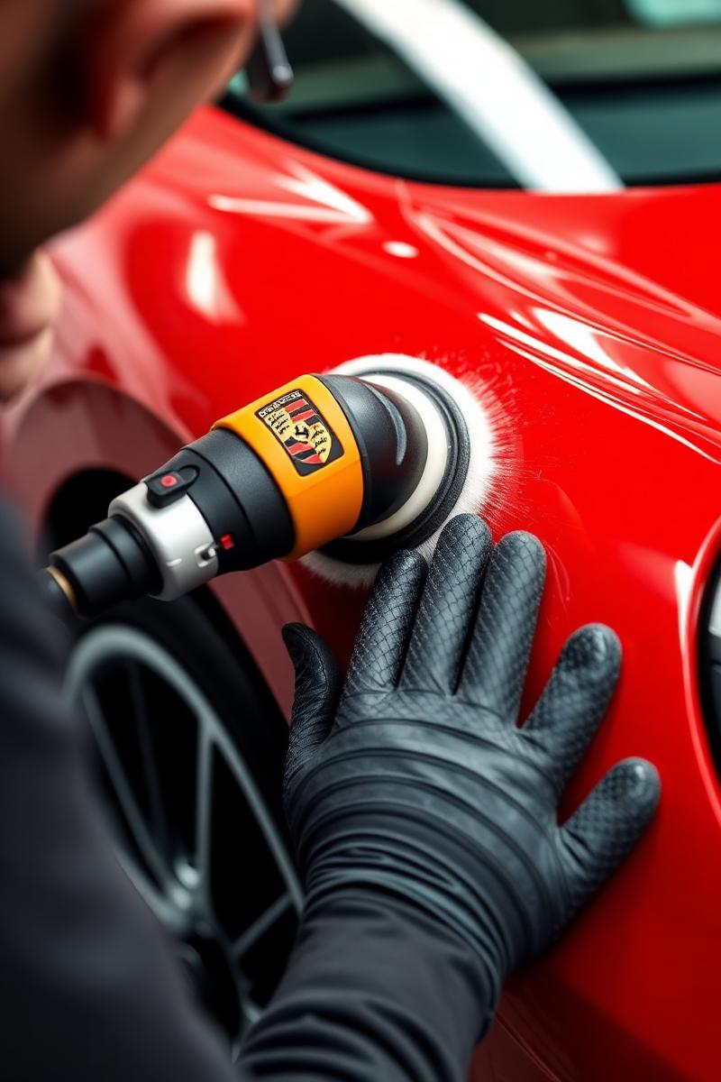 Paint correction with dual-action polisher
